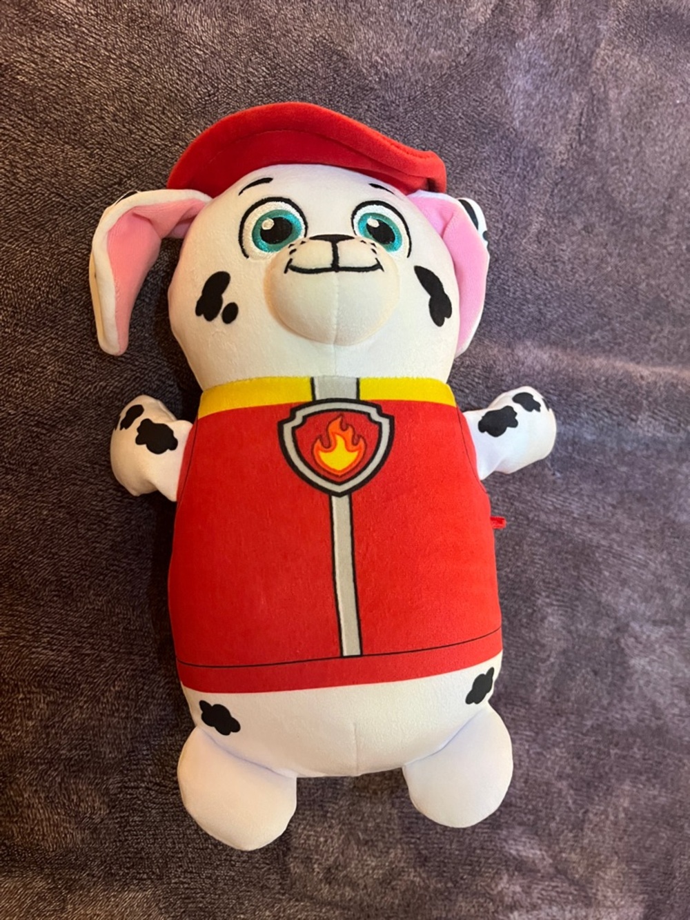 Squishmallows Red White Black Dalmatian Firefighter Plush